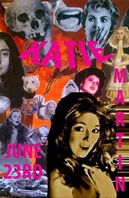 A poster for Kate Martin, who will be performing on Saturday, June 23. (Courtesy of Cherise Rainbolt)