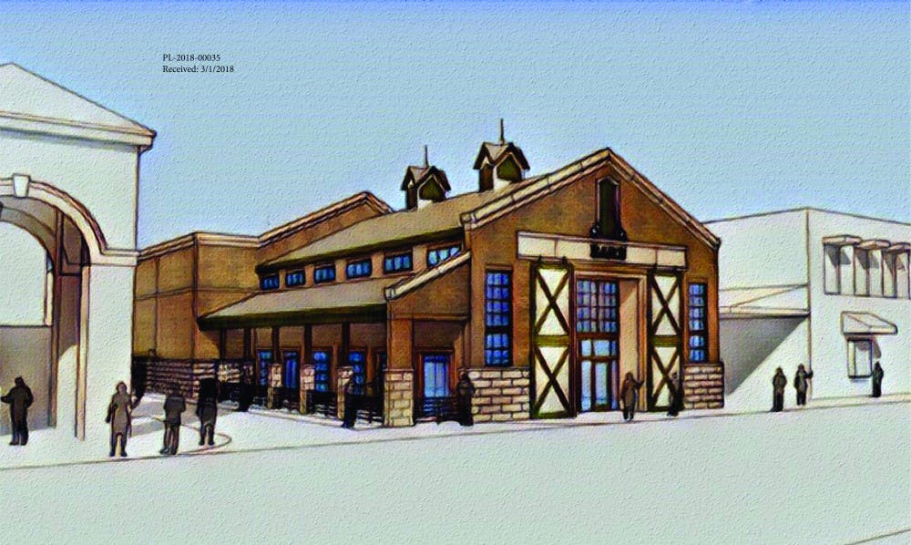 A working concept for the Old Main, a lounge to be located on West Magnolia Avenue in Auburn, Ala.
