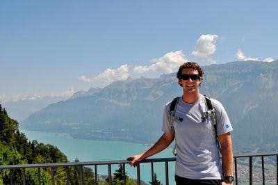 Chris Serwan is a 2012 graduate in international business and was a spectator at the Boston Marathon when the bombs detonated Monday, April 15. (Courtesy of Chris Serwan)