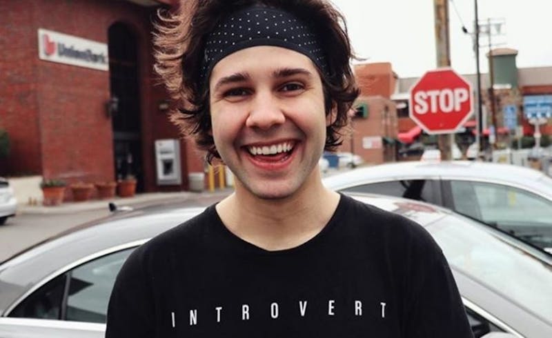 YouTube personality David Dobrik will be featured at the Student Activities Center on Nov. 12, 2019.&nbsp;