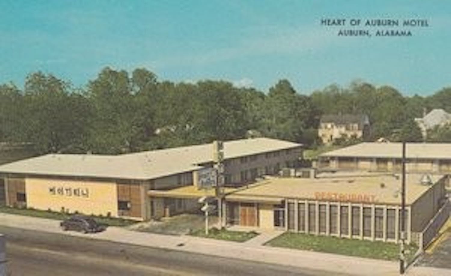 The Heart of Auburn is pictured here as it appeared in the 1970s. The hotel has been a staple of the community for more than 50 years. The hotel will officially close Dec. 16 to make way for a new shopping center called "The Shoppes at the Heart of Auburn." (Courtesy of The War Eagle Reader)