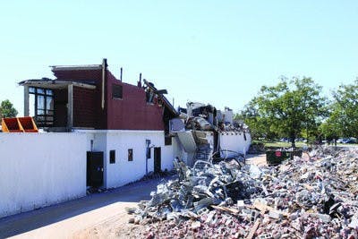 Demolition for Sewell is underway. Work on the foundation should be completed by October. (Alex Sager / ASSOCIATE PHOTO EDITOR)