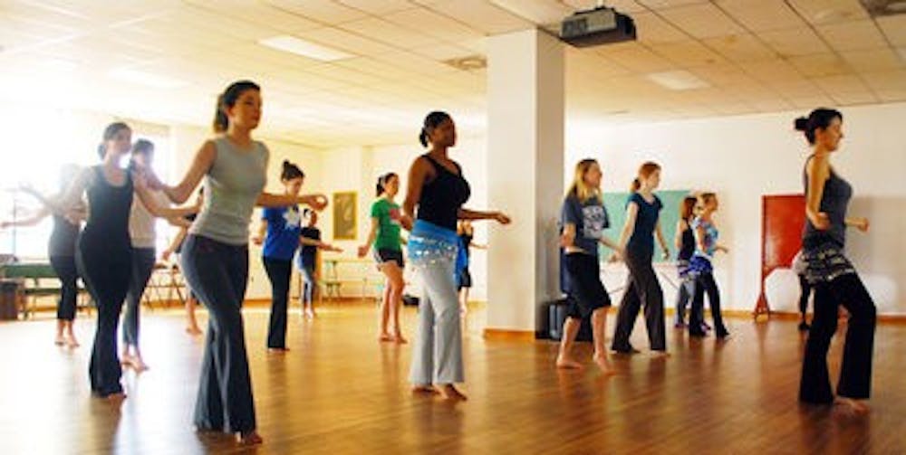 Students attended belly dancing, a new physical education class offered by Auburn University. Jillian Clair/ STAFF WRITER