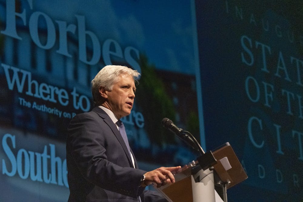 <p>Anders delivered his first State of the City Address in 2019.</p>