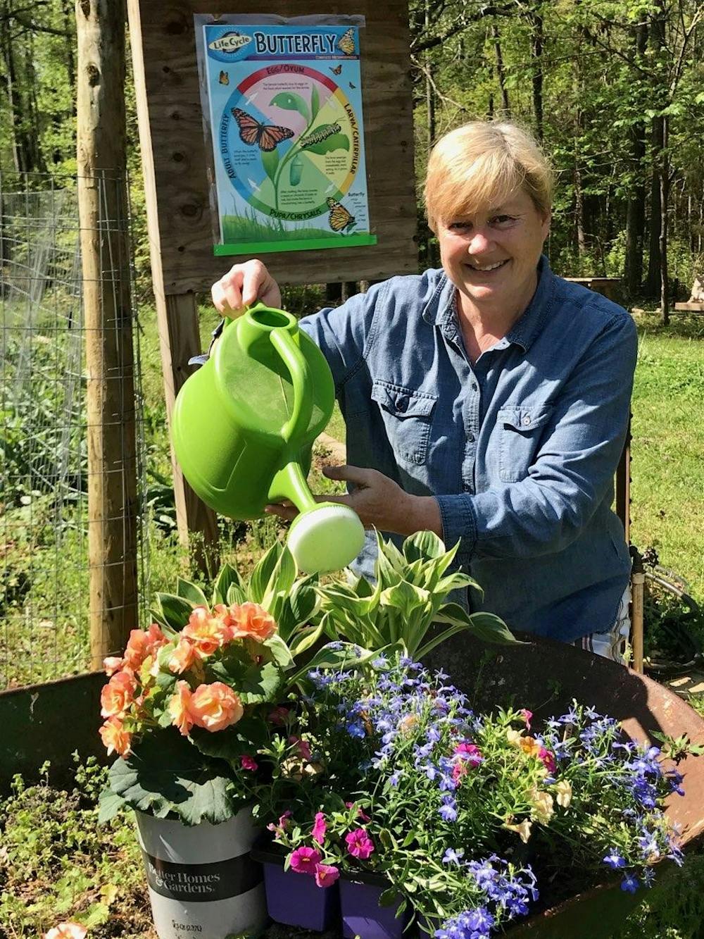 <p>Cyndi Czerkawski started "In the Garden with Cyndi" so community members can receive hands-on experience on how to garden.</p>