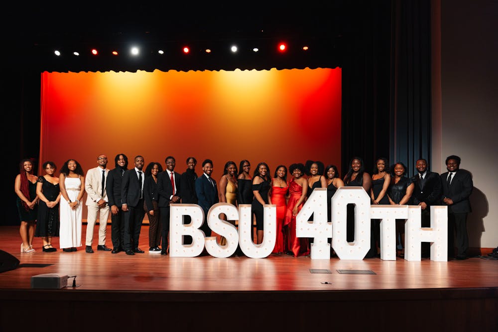 <p>Group photo from Auburn University Black Student Union's 40th anniversary celebration.</p>