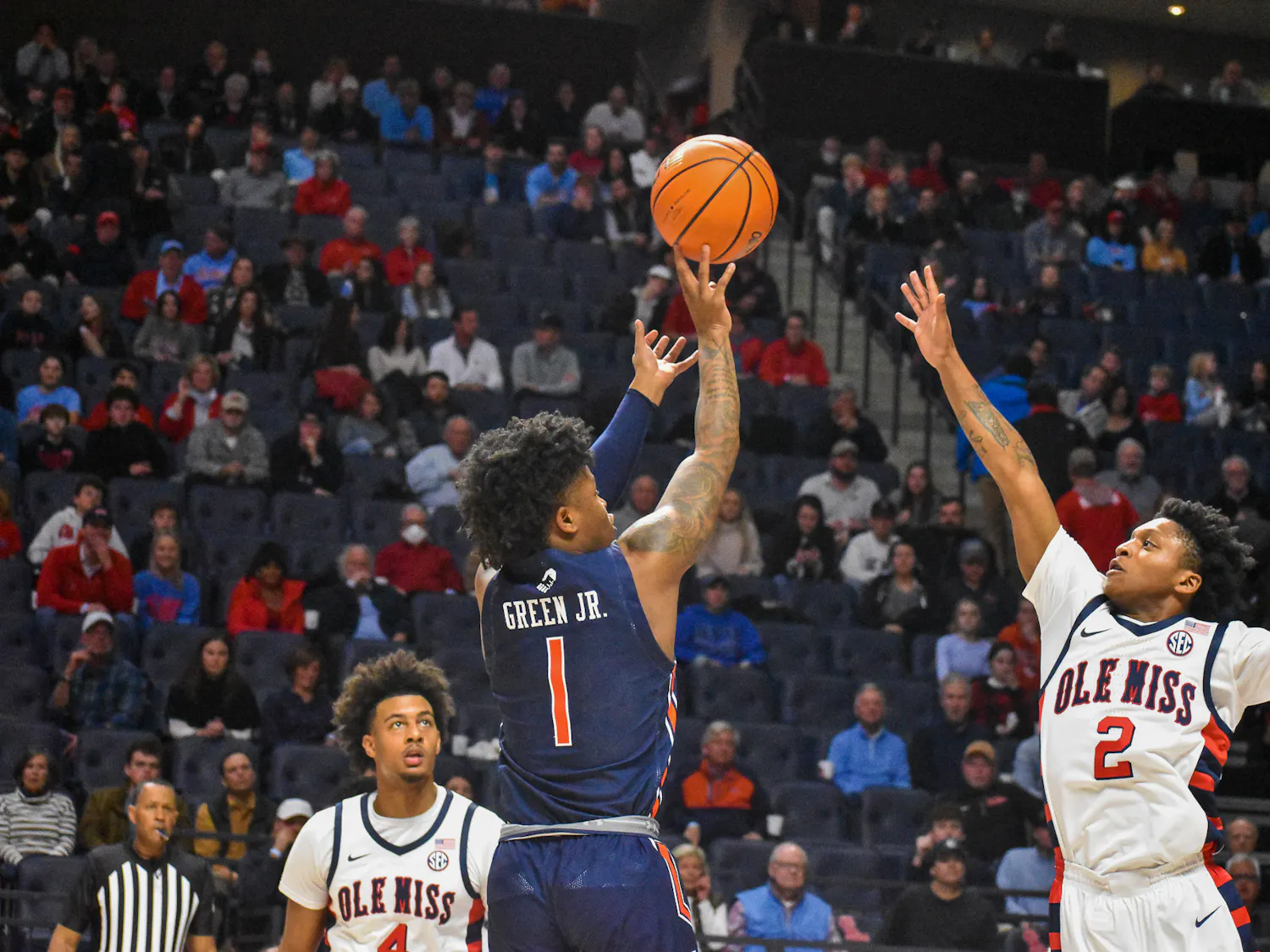 Wendell Green Jr. MBB jumper Ole Miss