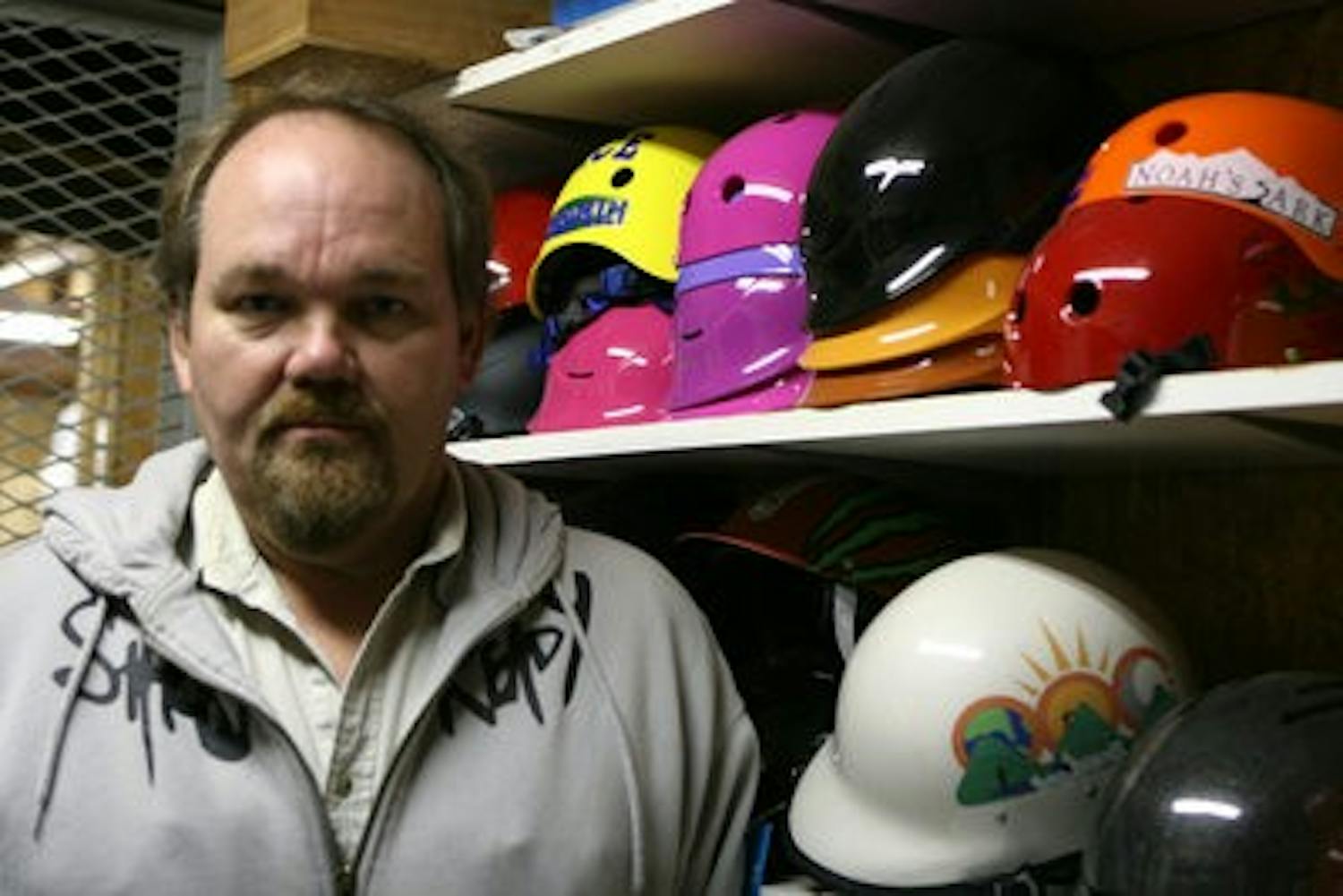 Tom Sherburne's professional kayaking career led him to co-found Shred Ready, a helmet manufacturer. (Rebecca Croomes / ASSISTANT PHOTO EDITOR)