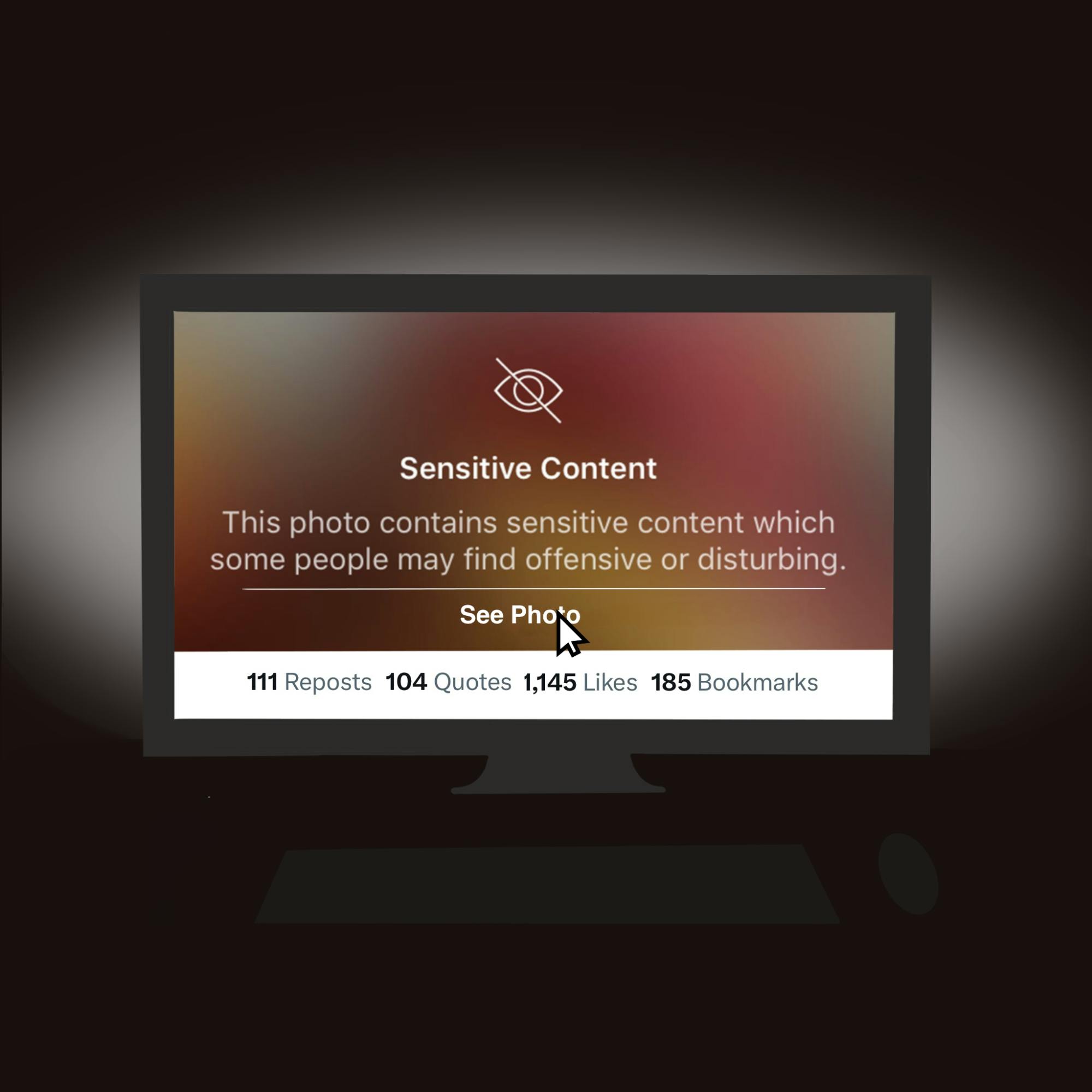 Sensitive Content Graphic