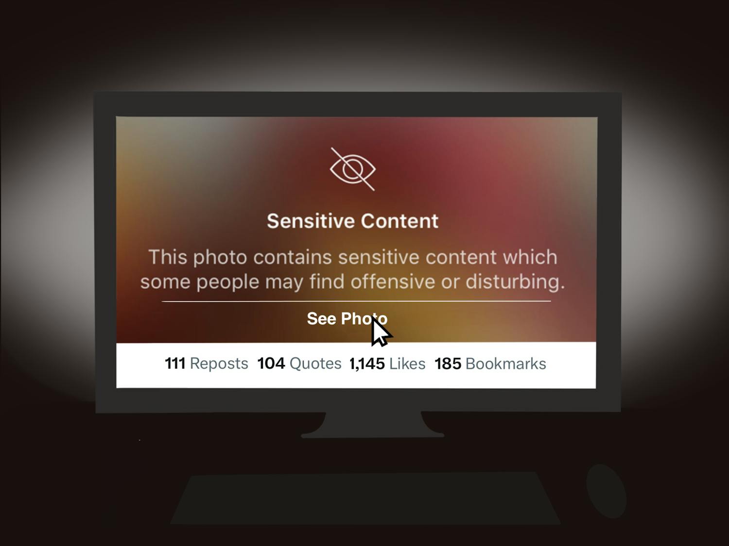 Sensitive Content Graphic