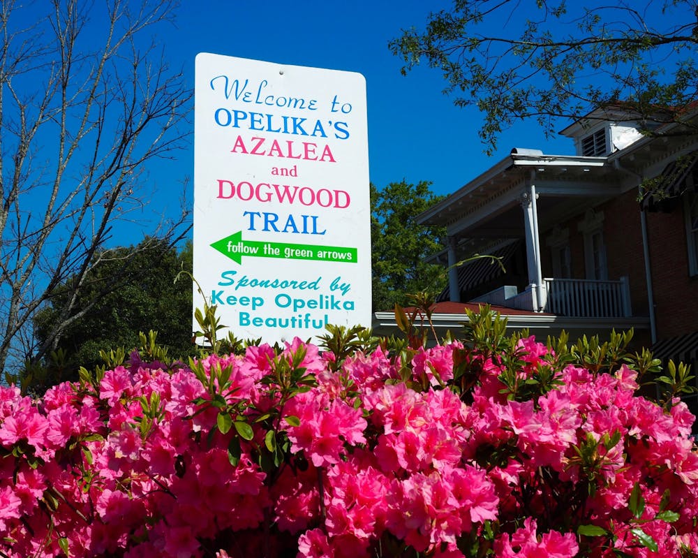 <p>Opelika's Azalea and Dogwood Trail is an annual event when flowers blossom in the spring.</p>
