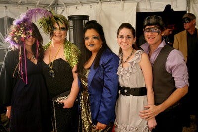 Partygoers at last year's Masquerade wore simple and elaborate masks with their semi-formal dress. This year's Gala begins at 6 p.m., and the Masquerade begins at 8:30 at the Event Center Downtown in Opelika. (CONTRIBUTED)