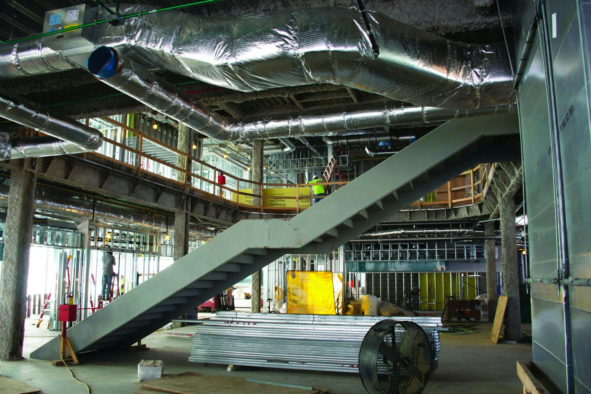 Central Dining Hall construction.JPG