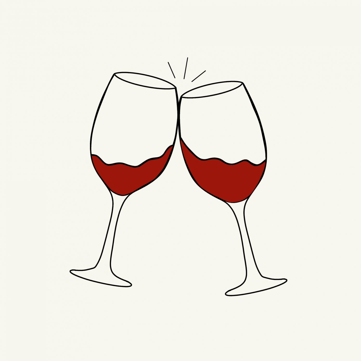 Food and Wine Graphic 
