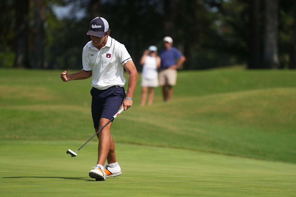 <p>BIRMINGHAM, AL - SEPTEMBER 27 - Jackson Koivun during the match between the Auburn Tigers and the Vanderbilt Commodores at Country Club of Birmingham in Birmingham, AL on Wednesday, Sept. 27, 2023.</p>
<p><br></p>
<p>Photo by Jamie Holt/Auburn Tigers</p>