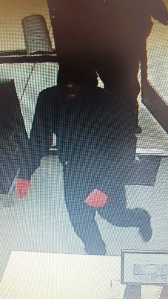 One of the suspects in the Jan. 11, 2018 robbery of&nbsp;Troy Bank & Trust in Opelika, Ala.