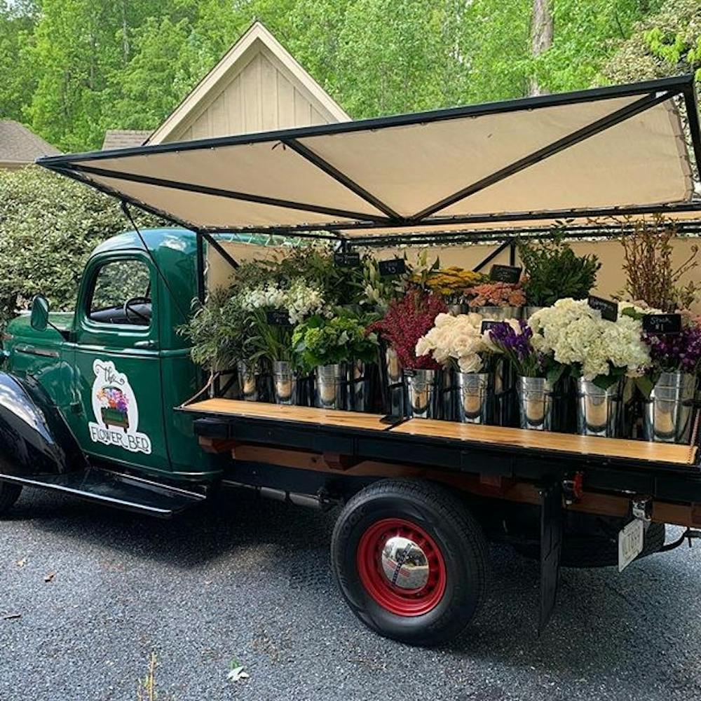 Mobile flower bed spreads joy on streets of Auburn