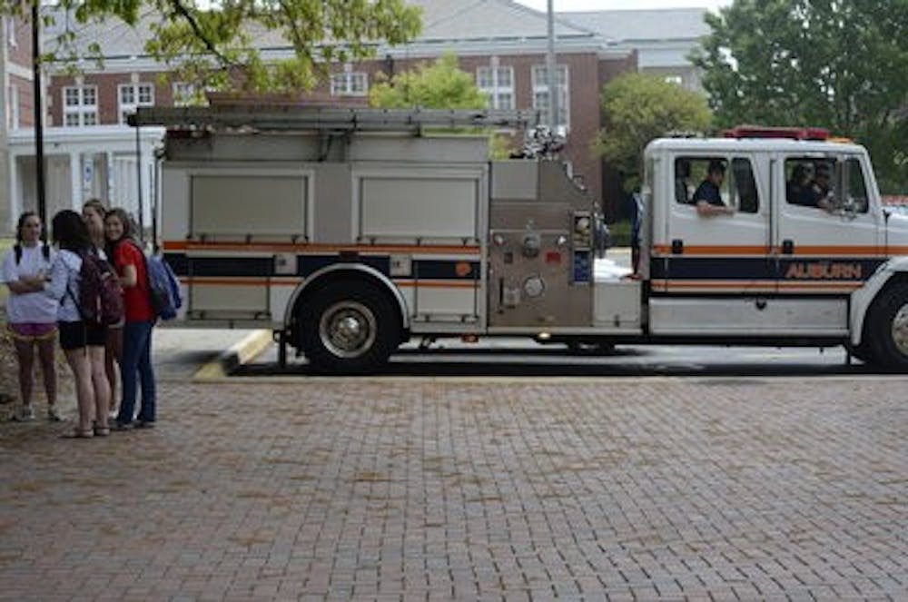 Auburn Fire Department at the Haley Center (Sarah May | Photo Editor)