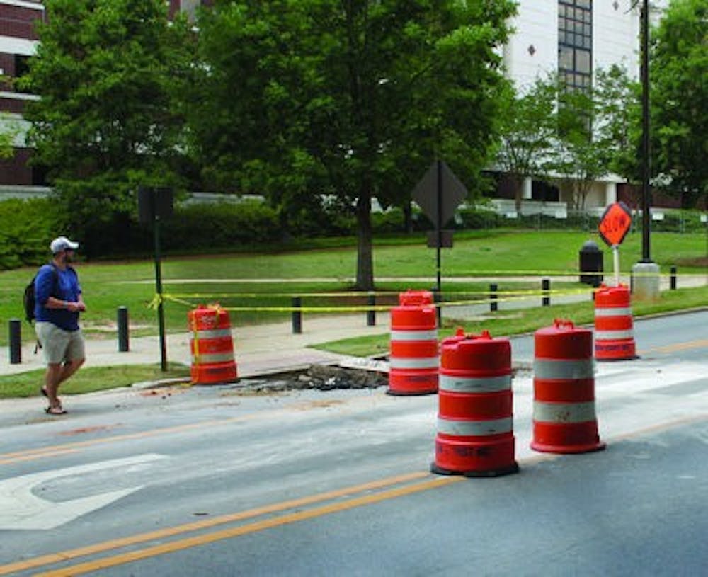 Construction on Magnolia Avenue picks up this summer. (Alex Sager / PHOTO EDITOR)