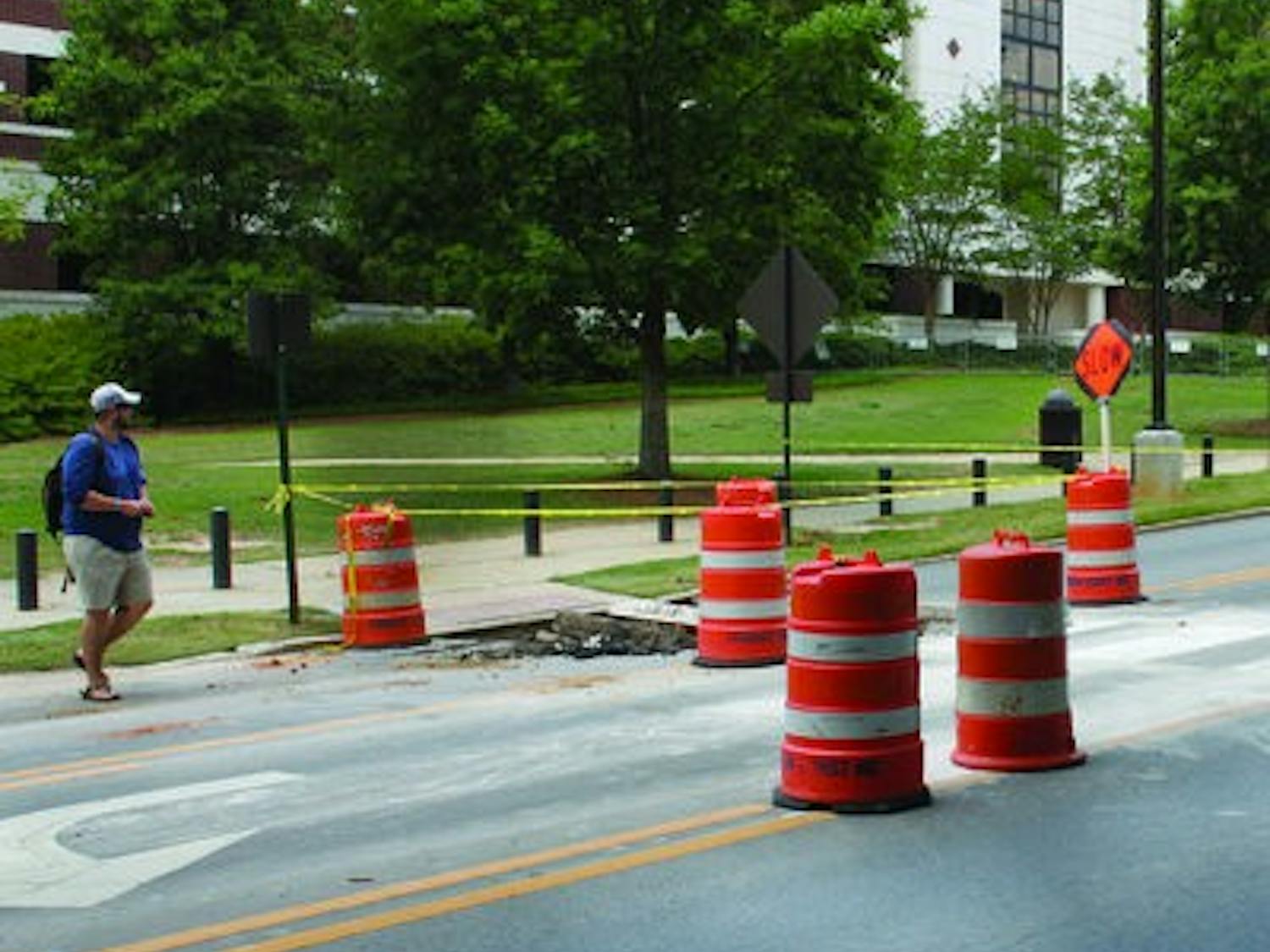 Construction on Magnolia Avenue picks up this summer. (Alex Sager / PHOTO EDITOR)