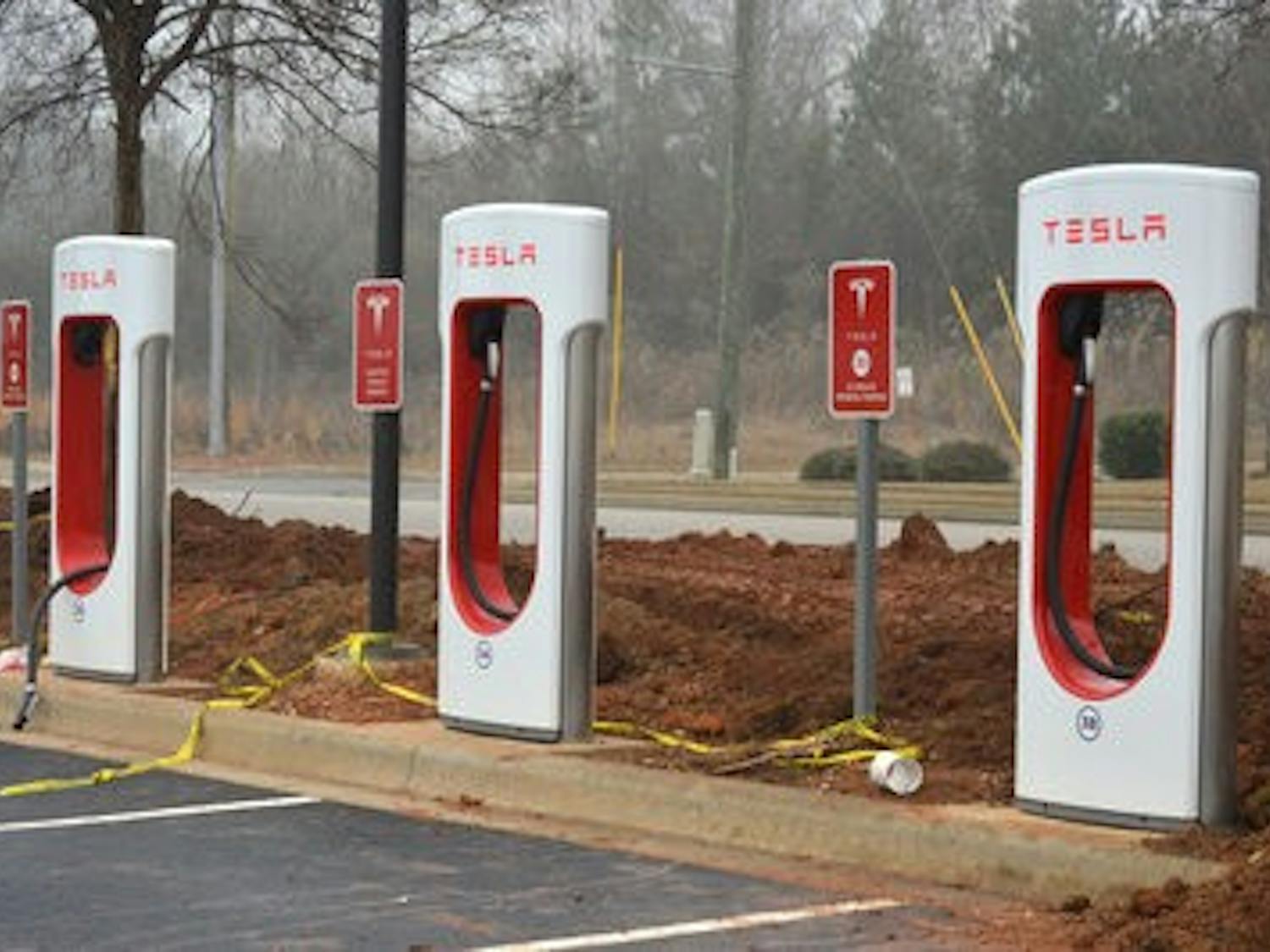 tesla charging