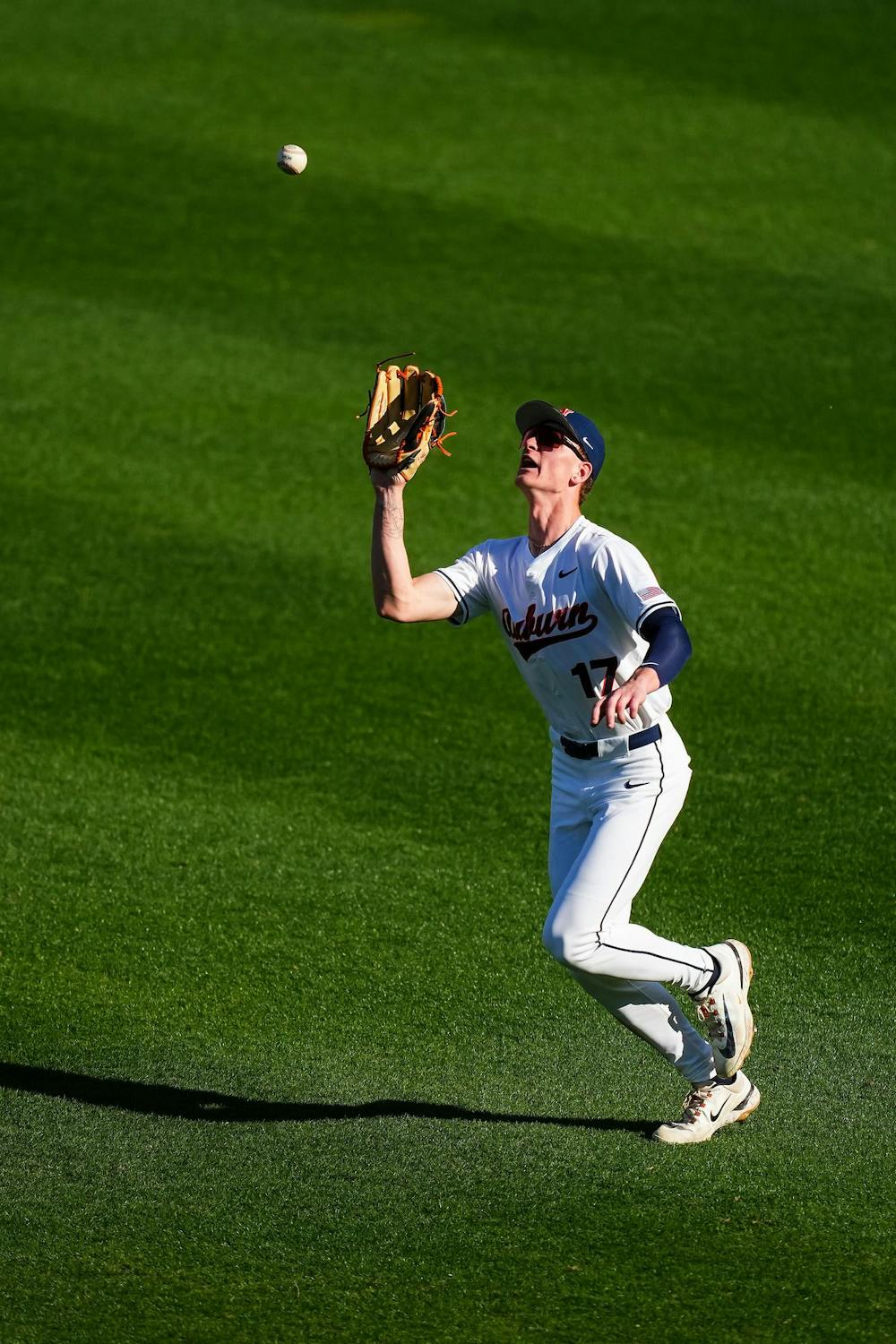 AUBURN, AL - FEBRUARY 28 - Auburn's Mason McCraine (17) during the game between the #5 Auburn Tigers and the Nebraska Cornhuskers at Plainsman Park in Auburn, AL on Saturday, Feb. 28, 2026.

Photo by Noelle Iglesias/Auburn Tigers