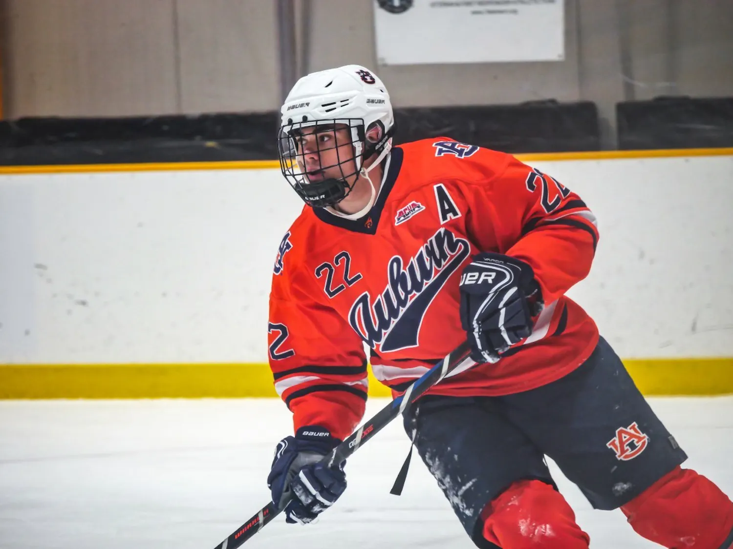 Auburn Hockey Orange Jersey