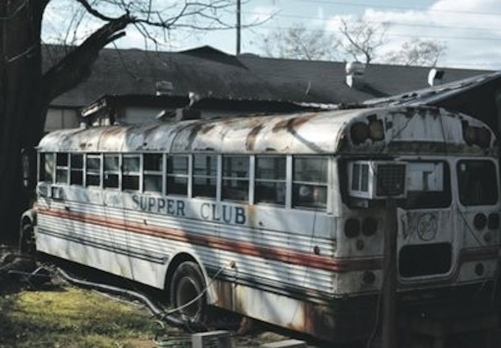 the renovated shot bus behind the Supper Club is known to get notoriously rowdy. (Raye May / PHOTO EDITOR)