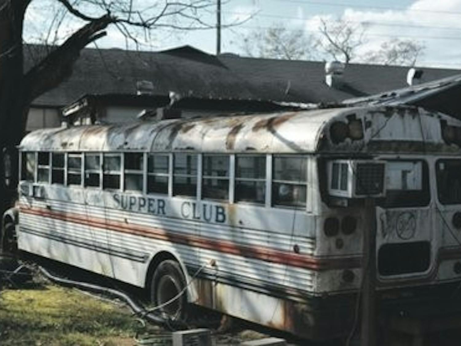 the renovated shot bus behind the Supper Club is known to get notoriously rowdy. (Raye May / PHOTO EDITOR)