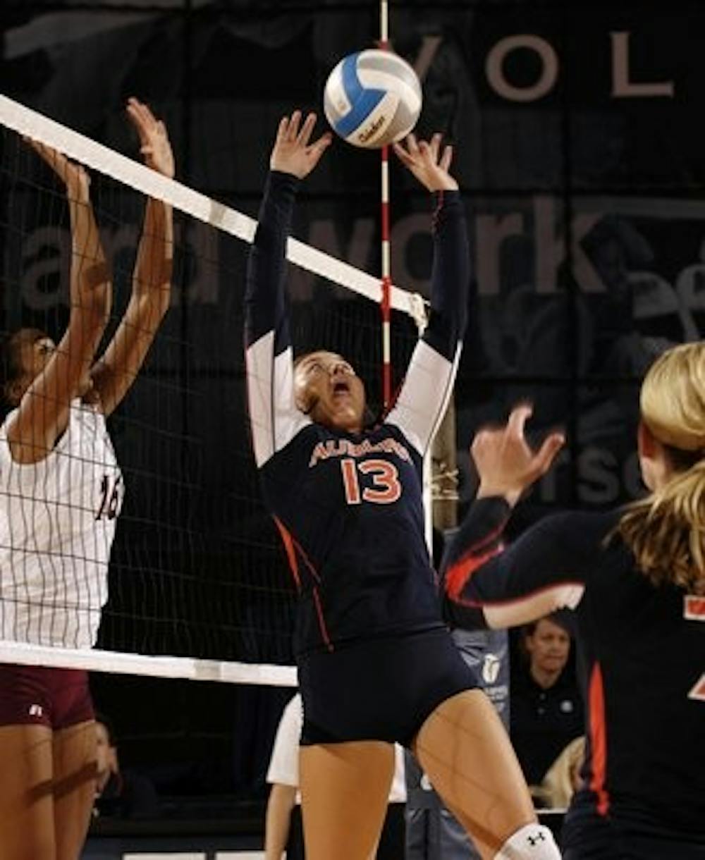 Solverson has 725 assists on the women's volleyball team. (Todd Van Emst / Media Relations)