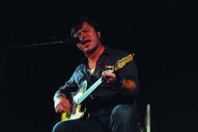 Country singer Adam Hood performs at the War Eagle Supper Club Sunday. Hood is an Opelika native. (CONTRIBUTED)