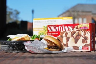 Sometimes a hamburger can be a better choice than frozen meals, which can be loaded with sodium and fat, ultimately canceling out the health advantages they are advertised as having. Carolyn Rush / ASSISTANT PHOTO EDITOR