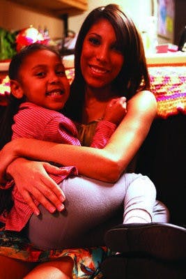 Volovecky changed her major from aerospace engineering to journalism in order to graduate faster and provide a better life for her daughter. (Rebecca Croomes / ASSISTANT PHOTO EDITOR)