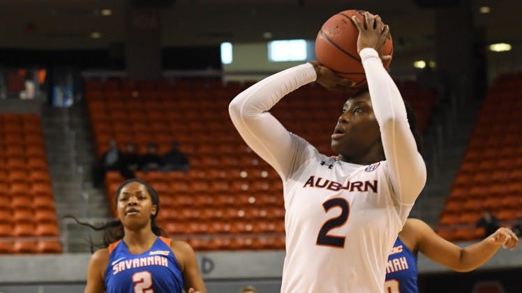 Bria Johnson (2)
Auburn Women's Basketball vs. Savannah State on Sunday, December 11, 2016 in Auburn, Ala.&nbsp;