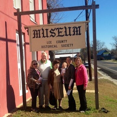 Lipscomb, Chester and Caldwell stand with the contest's judges Cannon and Frank Miller, owner of Panera Bread, after being announced the day's winners. (Anna Claire Conrad / WRITER)