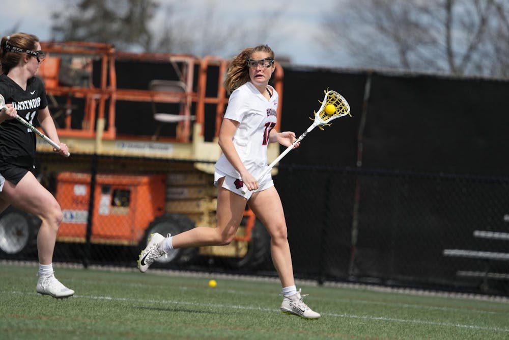 <p>Brown scored three goals to win the third quarter 3-2, with Leah Caputo ’24 scoring two unassisted goals and Maggie Fowler GS adding another off a Jeschke assist.</p><p>Courtesy of David Silverman via Brown Athletics</p>