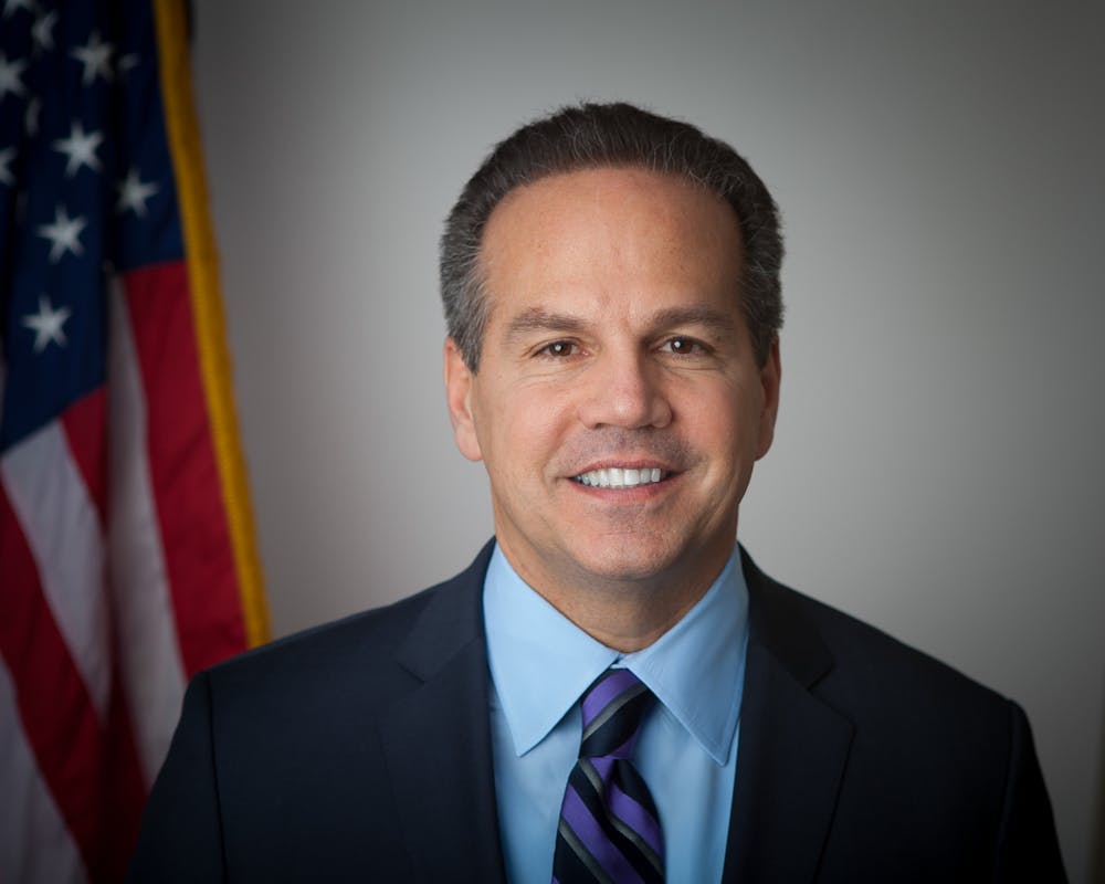 <p>U.S. Rep. David Cicilline &#x27;83, D-R.I., is also currently a Senior Fellow at the Watson Institute for International and Public Affairs.</p><p>Courtesy of Jennifer Bell ﻿</p>