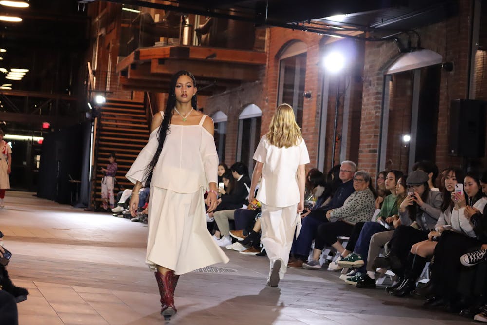 <p>Many of the designers only learned to make clothes by attending Fashion@Brown design workshops throughout the fall and spring.</p>