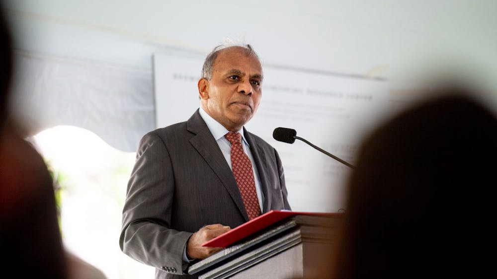 <p>Subra Suresh served as the National Science Foundation’s 13th director from 2010 to 2013, where he started the foundation’s I-Corps program to train scientists to commercialize their research.</p><p>Courtesy of Peter Goldberg/Brown University</p>