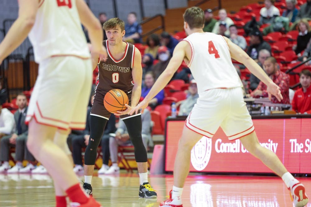 <p>Brown and Cornell played a very tight first half, with multiple lead changes.</p><p>Courtesy of Brown Athletics. ﻿</p>