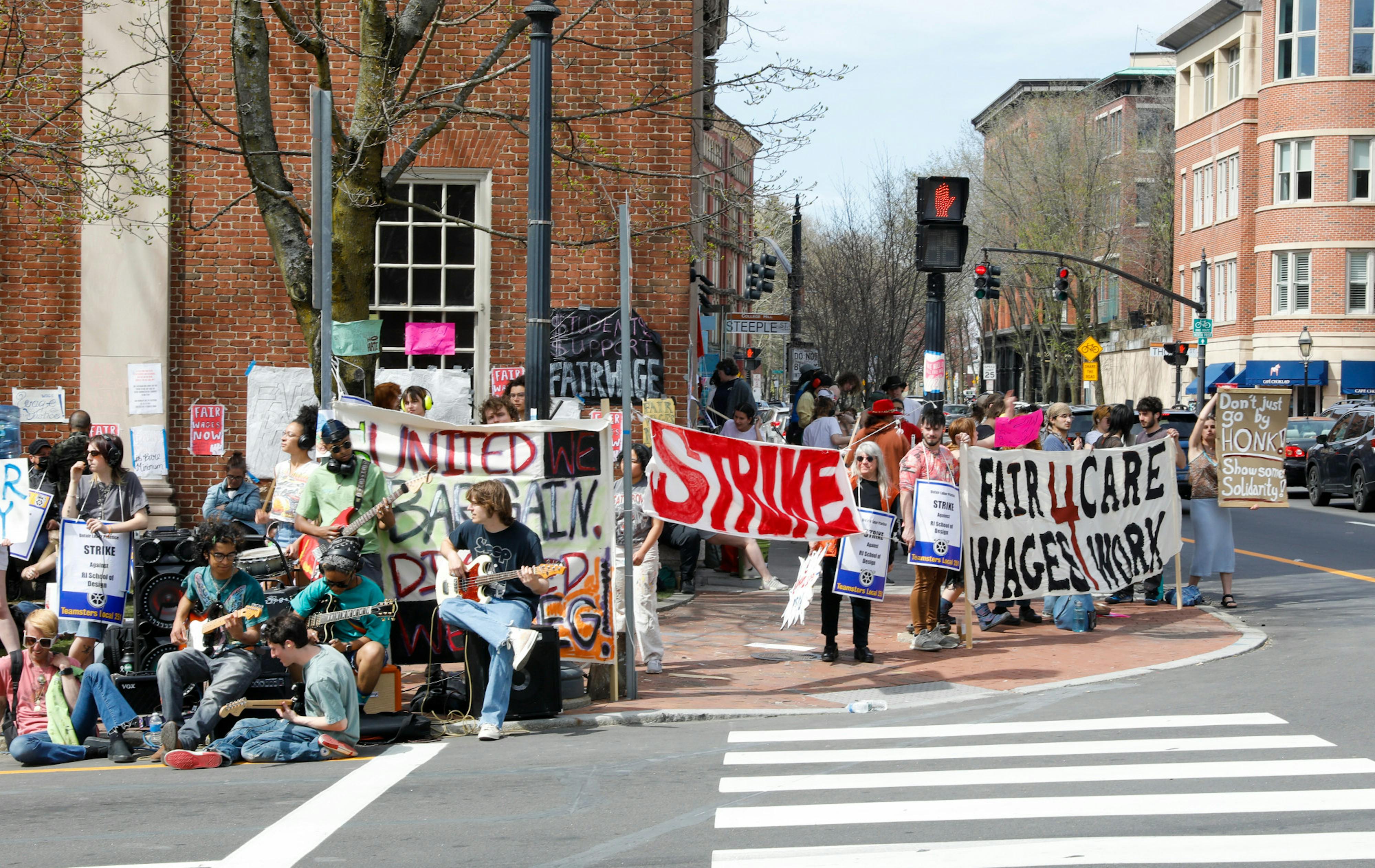 Faculty, students show support at picket line as RISD strike continues - Vimarsana News