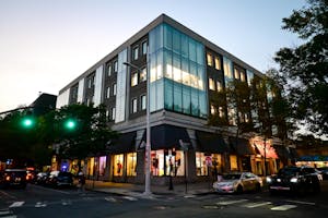The exterior of the Carney Institute for Brain Science on Angell Street.