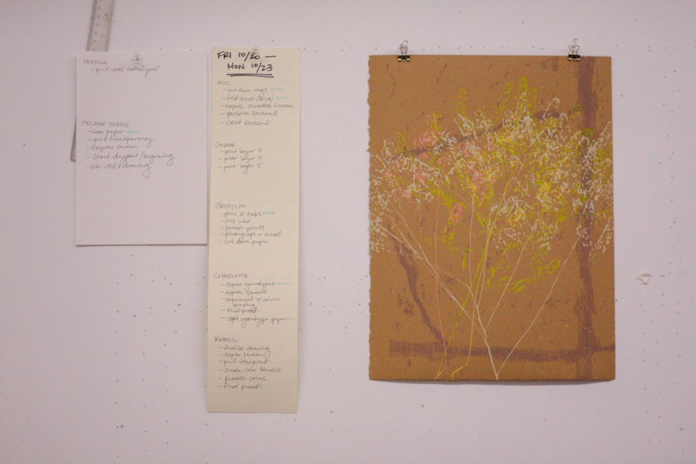 <p>The project invited current Providence residents to submit their “plant stories” and work together with Adjunct Lecturer Heather McMordie to produce prints inspired by them.</p>