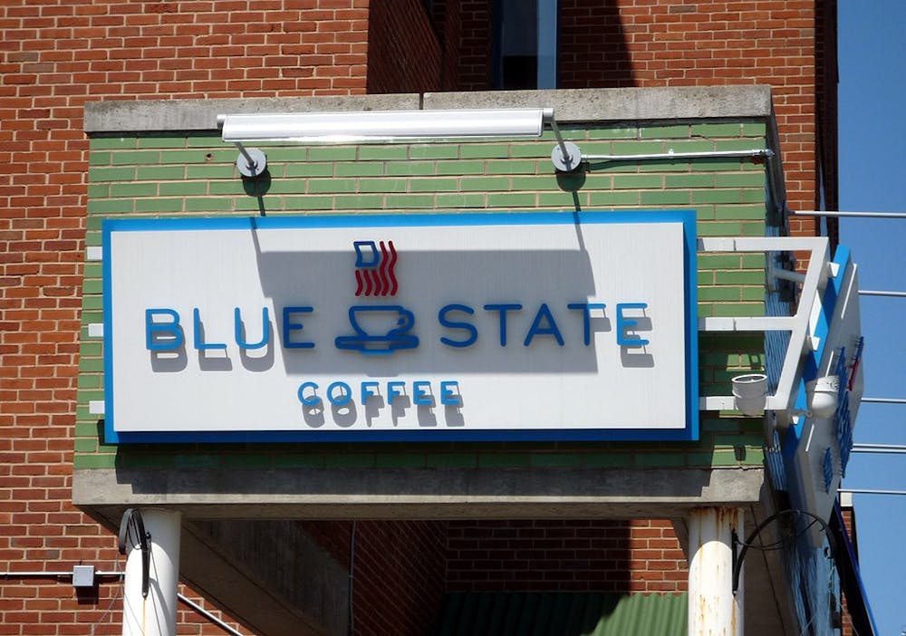 <p>Blue State Coffee on Thayer Street first opened in 2007. </p><p>Courtesy of Ethan Kan via Wikimedia Commons</p>