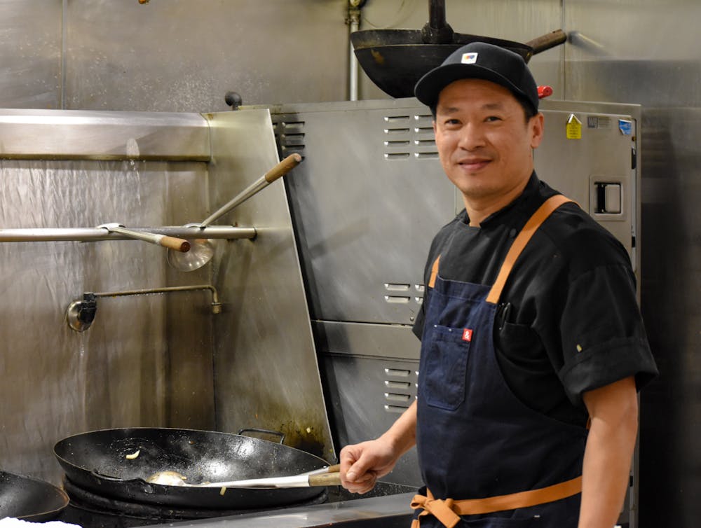 <p>Chef Hout Seng spearheaded the Lunar New Year celebration hosted at Andrews dining hall Jan. 26. </p>