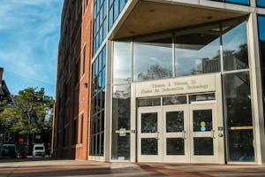 Photo of the Thomas J. Watson Sr. Center for Information Technology, home to Brown’s computer science department.