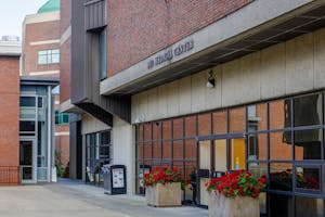Photo of the Biomedical Center at Brown University.