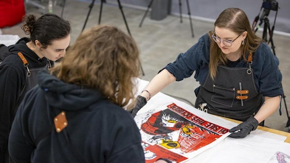 Both community members and students at Brown and other local schools make up the nearly  80-strong workforce.

Photo courtesy of Nick Dentamaro / Brown University