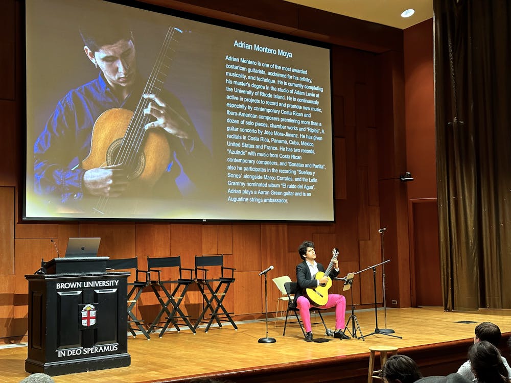 <p>The event opened with a performance from Adrian Montero, an accomplished musician with two albums and a long list of awards, who played three compositions on classical guitar.</p>