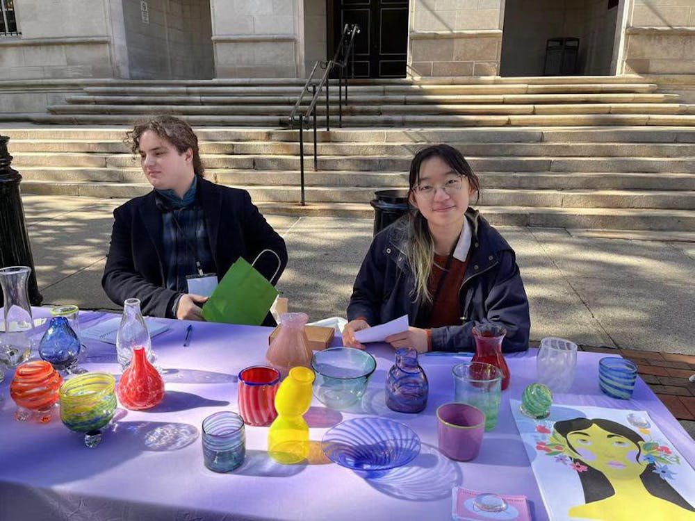 RISD senior Lena Luo and Brown-RISD dual degree student Dexter McChesney '24 both sold their glass blowing crafts in this year's RISD Craft Fair.

Courtesy of Lena Luo and Dexter McChesney 